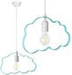 Laste rippvalgusti Cloud, Blue цена и информация | Lastetoa valgustid | kaup24.ee
