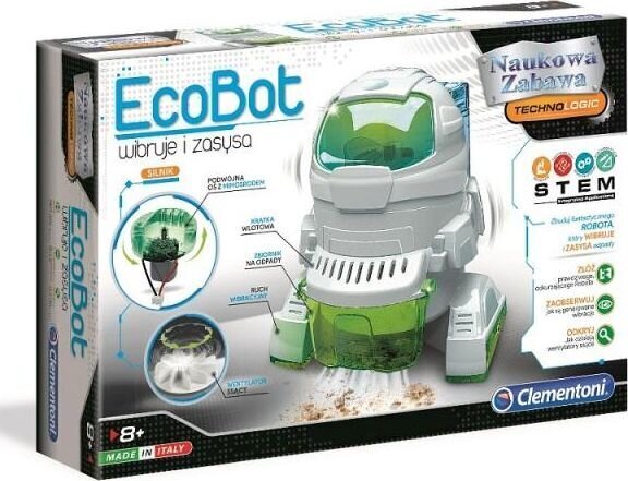 Haridusrobot EcoBot Robot - Clementoni 50061 цена и информация | Poiste mänguasjad | kaup24.ee