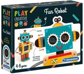 Loominguline komplekt - konstruktor Clementoni Play Creative, Pange oma robot kokku hind ja info | Arendavad mänguasjad | kaup24.ee