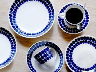 <p>Тарелка Arabia Tuokio 20 см, синяя</p>
 цена и информация | Посуда, тарелки, обеденные сервизы | kaup24.ee