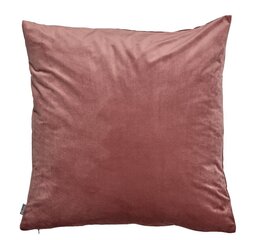 Наволочка MogiHome Bea Velvet, темно-розовая, 50 x 50 см цена и информация | Декоративные подушки и наволочки | kaup24.ee