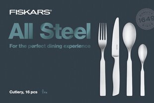 Fiskars All Steel söögiriistade komplekt 16-osa hind ja info | Söögiriistad | kaup24.ee