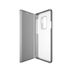 Mocco Clear View Cover Case For Samsung Galaxy A42 5G Silver hind ja info | Telefoni kaaned, ümbrised | kaup24.ee