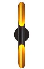 Seinavalgusti Tube, 60 cm, black/gold цена и информация | Настенные светильники | kaup24.ee