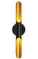 Seinavalgusti Tube, 60 cm, black/gold hind ja info | Seinavalgustid | kaup24.ee