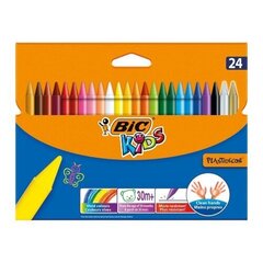 Восковые мелки BIC Wax Crayon набор из 24 цветов 8297721 цена и информация | Принадлежности для рисования, лепки | kaup24.ee