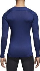 Термо футболка мужcкая Adidas Alphaskin Sport LS Tee M CW9489, синяя цена и информация | Мужское термобелье | kaup24.ee