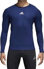 Meeste T-särk Adidas Alphaskin Sport LS Tee M CW9489, sinine цена и информация | Мужское термобелье | kaup24.ee