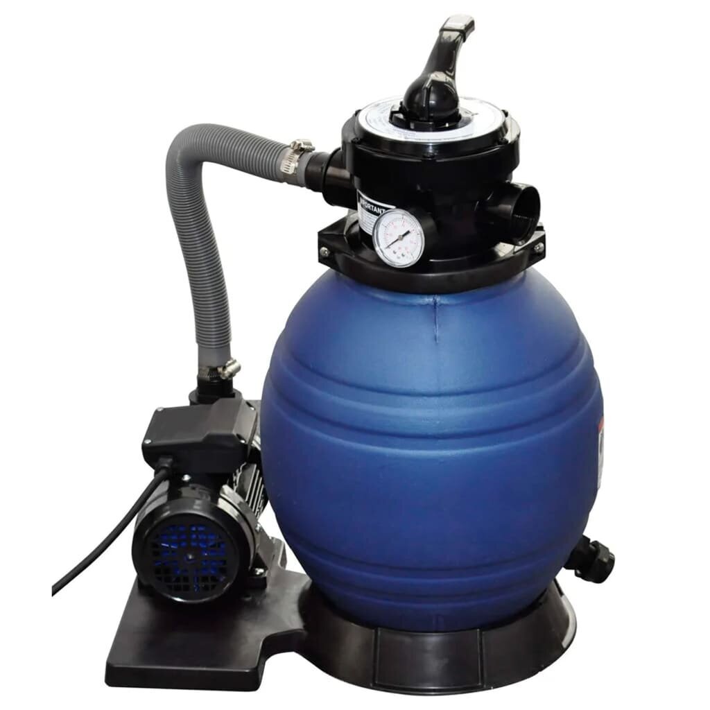 vidaXL liiva filterpumbad 2 tk, 400 W, 11 000l/h hind ja info | Basseini filtrid | kaup24.ee