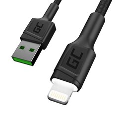 Green Cell KABGC05, USB - Lightning, 1.2m hind ja info | Mobiiltelefonide kaablid | kaup24.ee