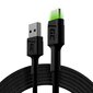 Green Cell KABGC13, USB - USB-C, 2m hind ja info | Mobiiltelefonide kaablid | kaup24.ee