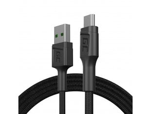 Green Cell KABGC20, USB - Micro USB, 1.2m hind ja info | Mobiiltelefonide kaablid | kaup24.ee