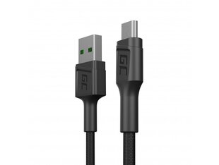 Green Cell KABGC23, USB - Micro USB, 0.3m hind ja info | Mobiiltelefonide kaablid | kaup24.ee