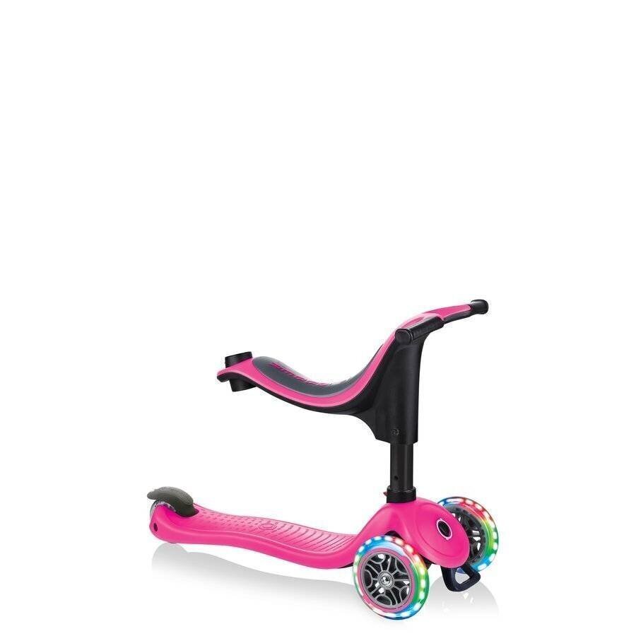 Laste tõukeratas Globber Go Up Sporty Lights Pink hind ja info | Tõukerattad | kaup24.ee