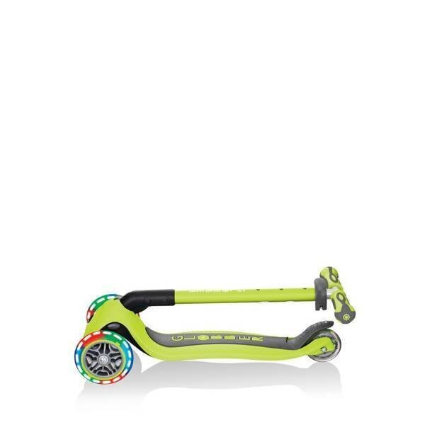 Laste tõukeratas Globber GO UP Deluxe Lights Lime Green hind ja info | Tõukerattad | kaup24.ee