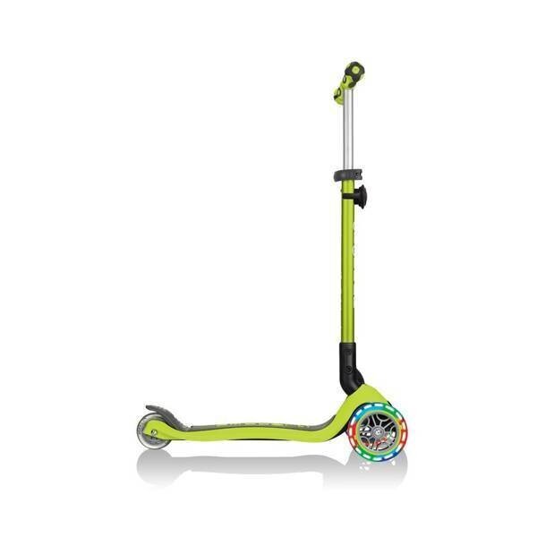 Laste tõukeratas Globber GO UP Deluxe Lights Lime Green hind ja info | Tõukerattad | kaup24.ee