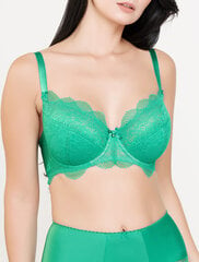 Бюстгальтер полу-поролон Lauma Lingerie Emerald Song цена и информация | Спортивные бюстгальтеры | kaup24.ee