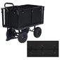 Sodo vežimėlio įdėklas, 86x46x41cm, juodas hind ja info | Aiakärud | kaup24.ee