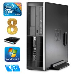 HP 8100 Elite SFF i5-650 8GB 1TB DVD WIN7Pro [refurbished] hind ja info | Lauaarvutid | kaup24.ee