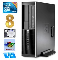 HP 8100 Elite SFF i5-650 8GB 2TB DVD WIN7Pro [refurbished] hind ja info | Lauaarvutid | kaup24.ee