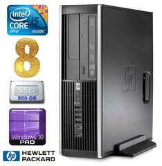 HP 8100 Elite SFF i5-650 8GB 960SSD DVD WIN10Pro [refurbished] hind ja info | Lauaarvutid | kaup24.ee