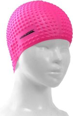 Ujumismüts Aqua-Speed silicone Bubble, roosa hind ja info | Ujumismütsid | kaup24.ee