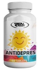 Пищевая добавка Real Pharm Antidepres, 60 таблеток цена и информация | Витамины, пищевые добавки, препараты для хорошего самочувствия | kaup24.ee