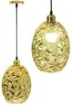 Rippvalgusti Pendant, Gold