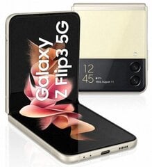 Samsung Galaxy Z Flip3 5G 8/256GB Cream SM-F711BZEF hind ja info | Mobiiltelefonid | kaup24.ee