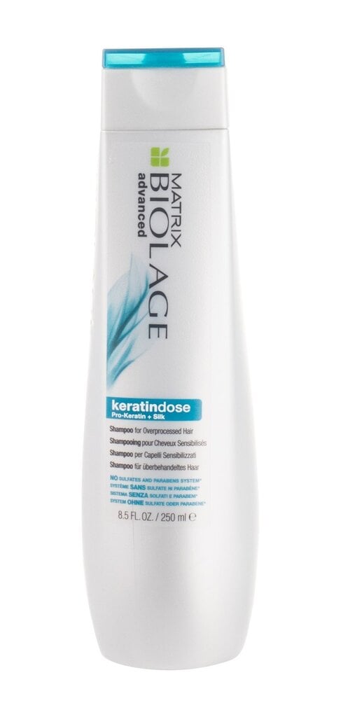 Keratiini sisaldav šampoon Matrix Biolage Advanced KeratinDose 250 ml цена и информация | Šampoonid | kaup24.ee