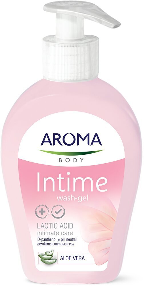 Aroma Intime Wash Gel - Aloe Vera, 250ml цена и информация | Intiimhügieeni tooted | kaup24.ee
