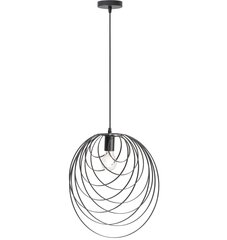 Подвесной светильник Geometric Rings, Black цена и информация | Потолочный светильник, 38 x 38 x 24 см | kaup24.ee