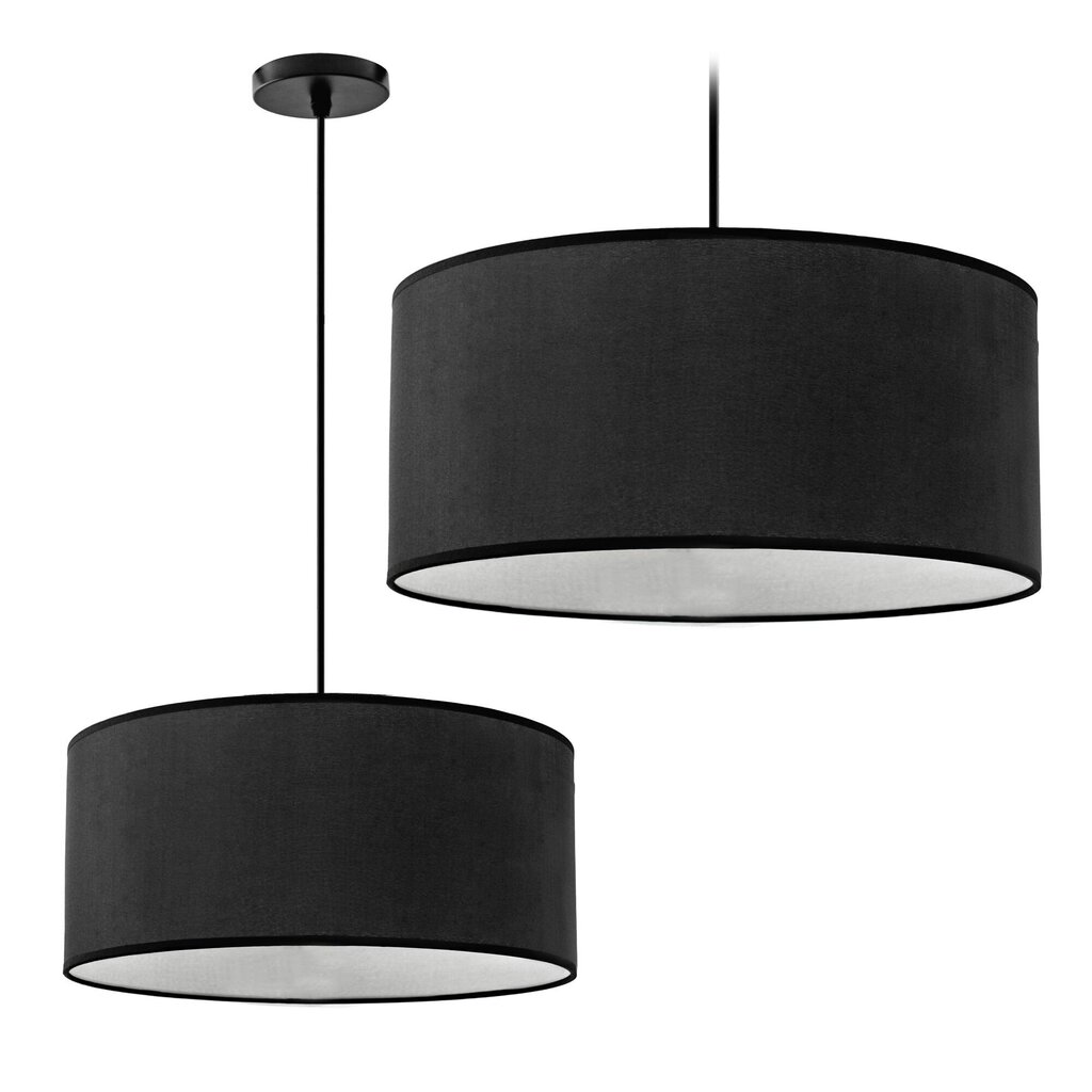 Rippvalgusti Classic Black/White, 40 cm цена и информация | Rippvalgustid | kaup24.ee