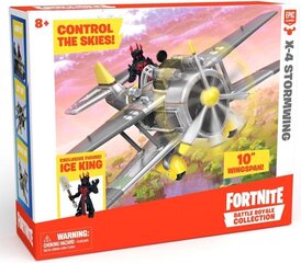 Игрушечный самолет Fortnite Battle Royale Collection X-4 Stormwing Plane & Ice King цена и информация | Развивающий мелкую моторику - кинетический песок KeyCraft NV215 (80 г) детям от 3+ лет, бежевый | kaup24.ee