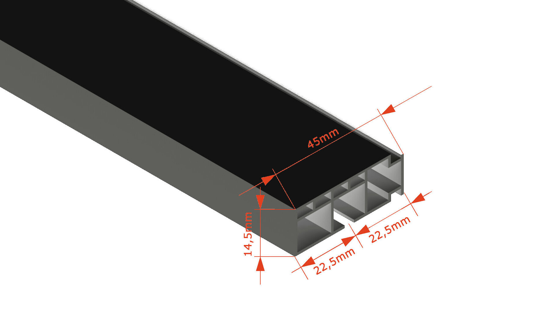 Kardinasiin lakke, üherealine PVC siin koos konksudega, 250 cm hind ja info | Kardinapuud | kaup24.ee