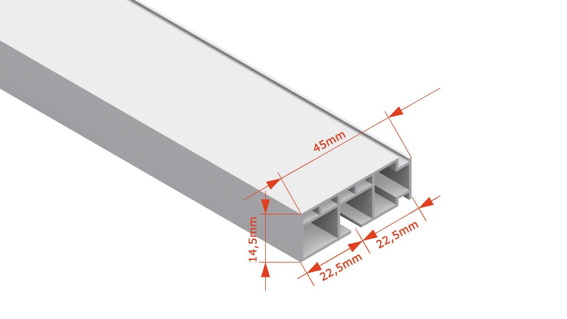 Kardinasiin lakke, üherealine PVC siin koos konksudega, 150 cm цена и информация | Kardinapuud | kaup24.ee