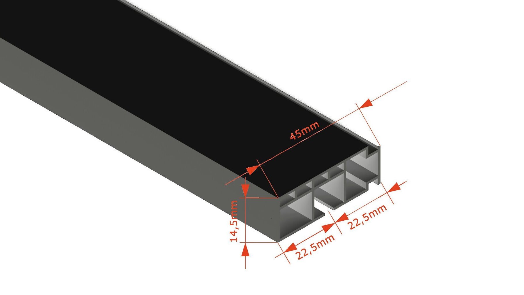 Kardinasiin lakke, kaherealine PVC siin koos konksudega, 220 cm цена и информация | Kardinapuud | kaup24.ee