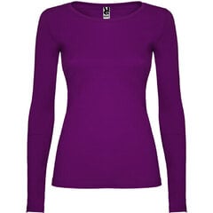 Футболка женская с длинным рукавом, фиолетовая цена и информация | Женские блузки, рубашки | kaup24.ee