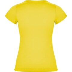 Футболка с круглым воротом, желтая цена и информация | Женские блузки, рубашки | kaup24.ee