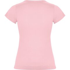 Ümmargune krae T-särk LON6627, roosa hind ja info | Naiste pluusid, särgid | kaup24.ee