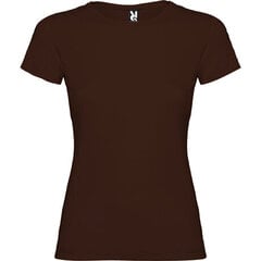 Футболка с круглым воротом, коричневая цена и информация | Женские блузки, рубашки | kaup24.ee