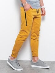 спортивные штаны P919 - желтые цена и информация | Мужские брюки | kaup24.ee
