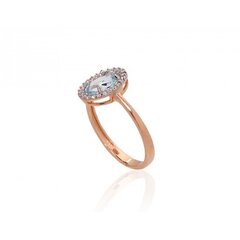 Punasest kullast sõrmus Diamond Sky "Sofia III", proov 585 4751039244762 цена и информация | Кольцо | kaup24.ee
