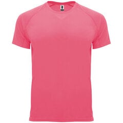 Tehniline lühikeste varrukatega raglaan T-särk, roosa hind ja info | Poiste särgid | kaup24.ee
