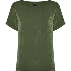 Naiste lühikeste varrukatega T-särk, tumeroheline hind ja info | Naiste pluusid, särgid | kaup24.ee