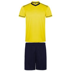 Spordikomplekt - T-särk ja lühikesed püksid, kollane/sinine hind ja info | Meeste spordiriided | kaup24.ee