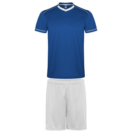 Spordikomplekt - T-särk ja lühikesed püksid, valge/sinine hind ja info | Meeste spordiriided | kaup24.ee