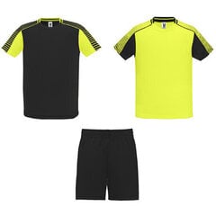 Unisex spordikomplekt: 2 T-särki ja 1 paar lühikesi pükse, kollane/must. hind ja info | Meeste spordiriided | kaup24.ee