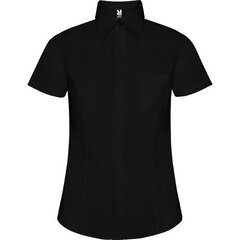 Женская черная рубашка оверсайз цена и информация | Женские блузки, рубашки | kaup24.ee