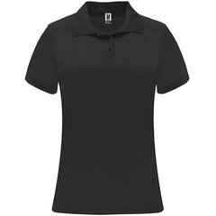 Женская рубашка-поло с короткими рукавами, черная цена и информация | Женские футболки | kaup24.ee